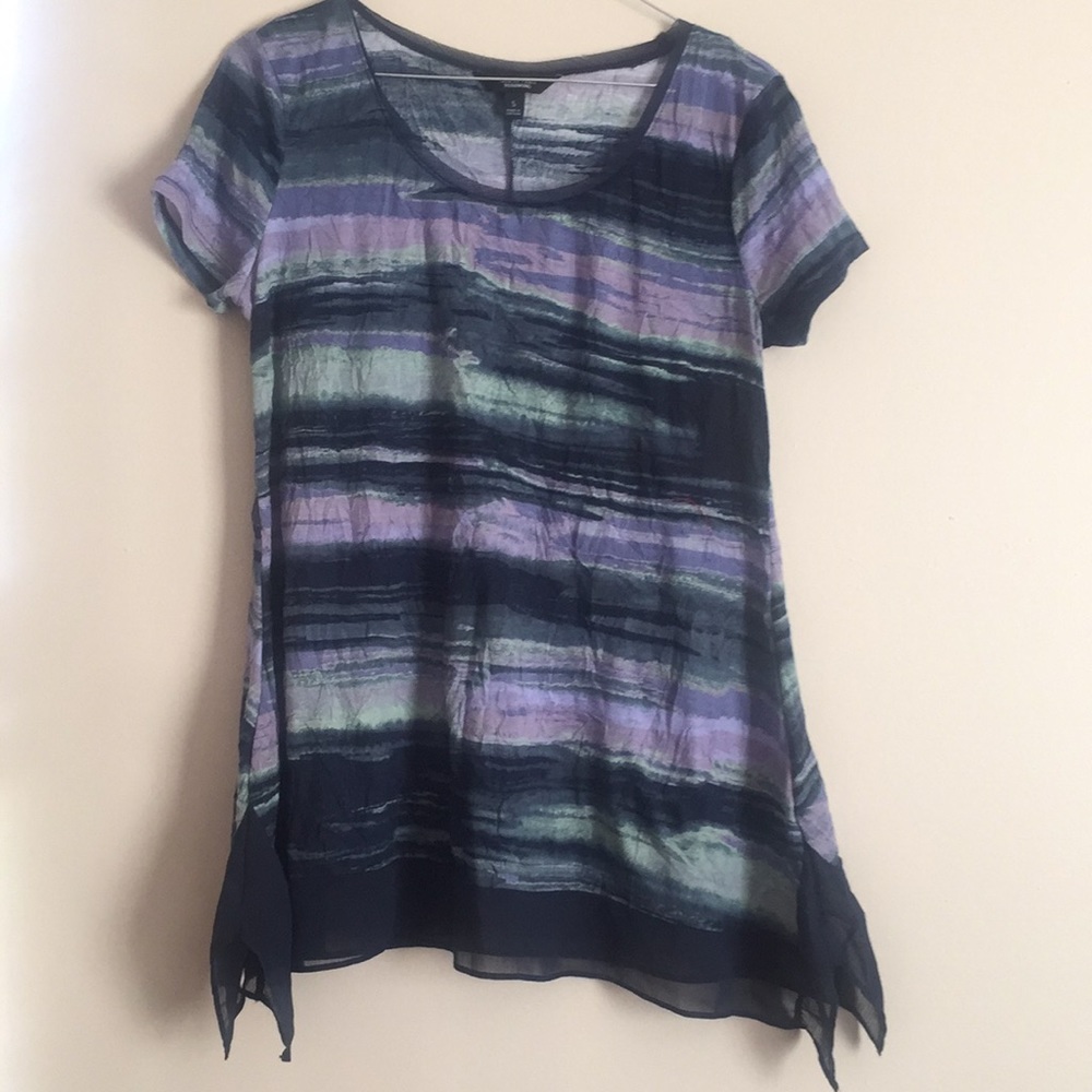 Beautiful Navy Blue, Purple Blouse